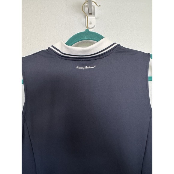 Tommy Bahama Golf Dress XL Navy Blue Sleeveless Polo Preppy Tennis Fit - Picture 5 of 10